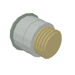 PPR transition coupling Ø50 × 1 1/2" M