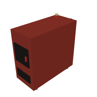 Solid fuel boiler 18 kW, rear flue, top flow (2 × 1 1/2" M)