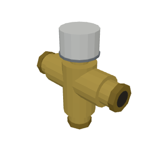 Three-way mixing valve (3 × 1 1/2" F)