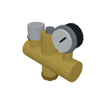 Safety group, assembled (1" F, 1/2" F)