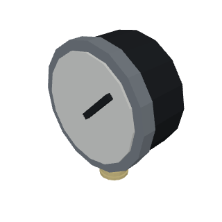 Pressure gauge (1/4" M)