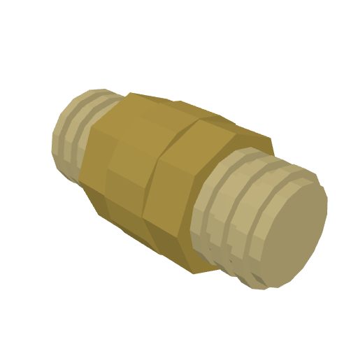 Ніпель латунний 1/4" ЗР